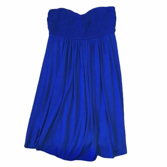 Peppermint Bay Royal Blue  Strapless Coverup Size S - Picture 1 of 3